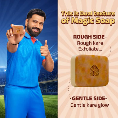 Handmade Magic Soaps For Skin Glow and Tan remover (pack of 2)