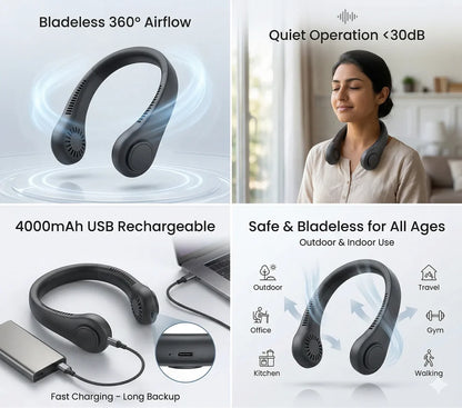 Hands Free Bladeless Fan